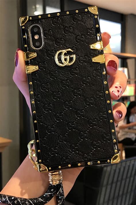 gucci black phone case